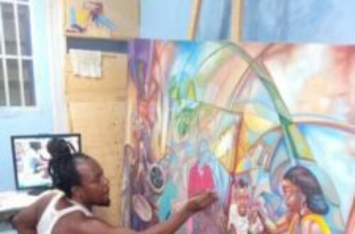 Article : Nga Daybor, artiste visuel camerounais, fondateur de la technique 5ND