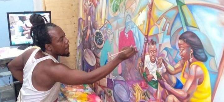 Émile Ngameni aka Nga Daybor artiste visuel Camerounais